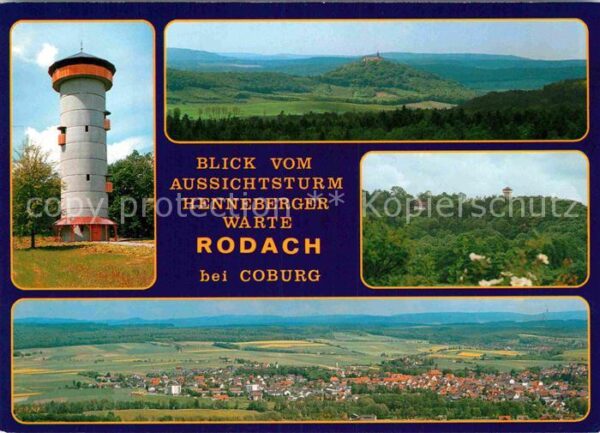 Rodach Coburg Fliegeraufnahme Leuchtturm