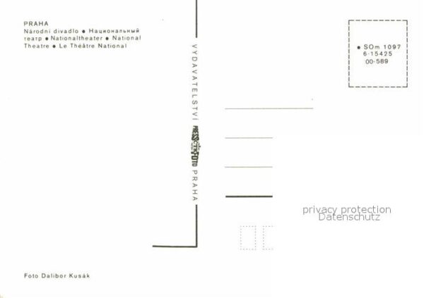 Praha Prahy Prague Narodni divadlo Nationaltheater – Bild 2