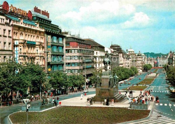 Praha Prahy Prague Vaclavske namesti Wenzelsplatz
