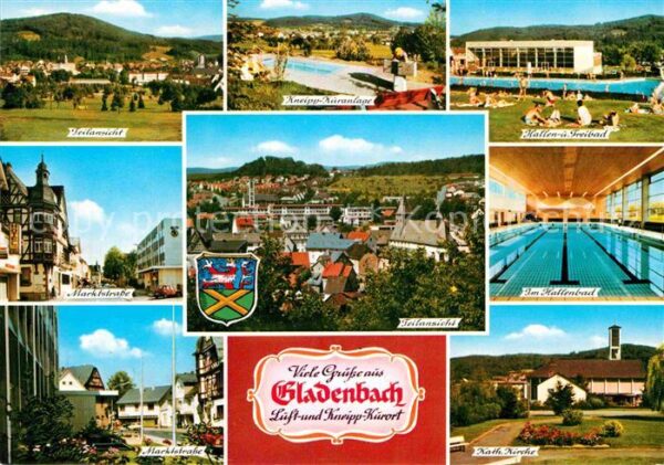 Gladenbach Hallenbad Marktstrasse Freibad Kneippan