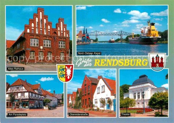 Rendsburg Rathaus Paradeplatz Obereiderstrasse Th
