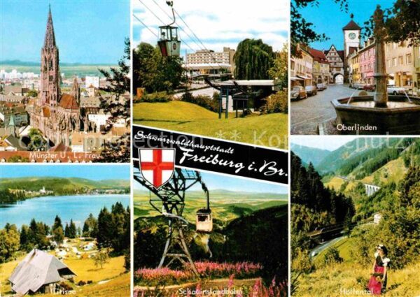 Freiburg Breisgau Oberlinden Münster Seilbahn Titisee Sch