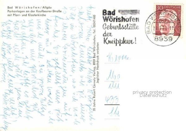 Woerishofen Bad Park an Kaufbeurer Strasse mit Klosterk – Bild 2