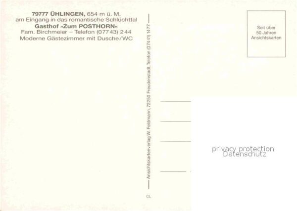 Uehlingen-Birkendorf Fliegeraufnahme Gasthaus zum Posthorn – Bild 2