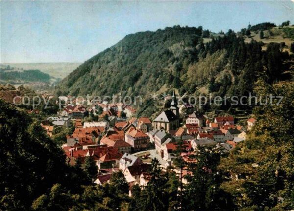 Bad Berneck Fliegeraufnahme Fichtelgebirge