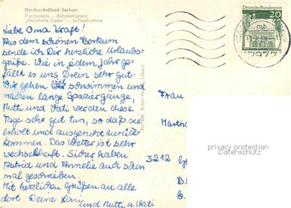 Borkum Fliegeraufnahme mit Strand Leuchtturm – Bild 2