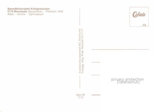 Meschede Fliegeraufnahme Benediktinerabtei König – Bild 2