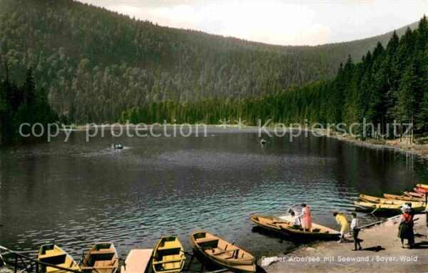 Bayerisch Eisenstein Grosser Arbersee mit Seewand Bayerische