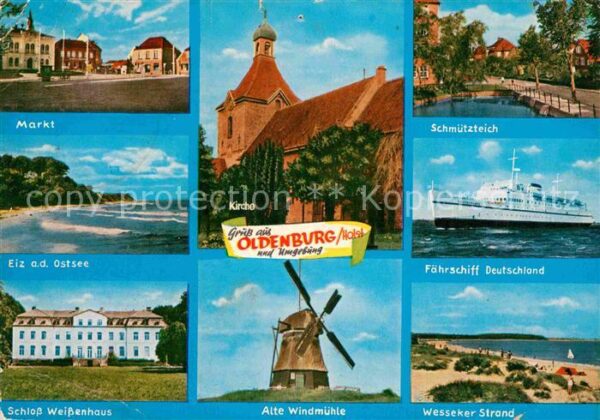 Oldenburg Holstein Markt Eiz Ostsee Schloss Weissenhaus Ki
