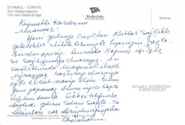 Istanbul Constantinopel Yeni Galata köprüsü Galatabrücke – Bild 2