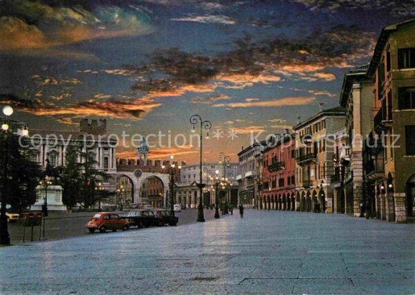 Verona Veneto Piazza Bra am Abend
