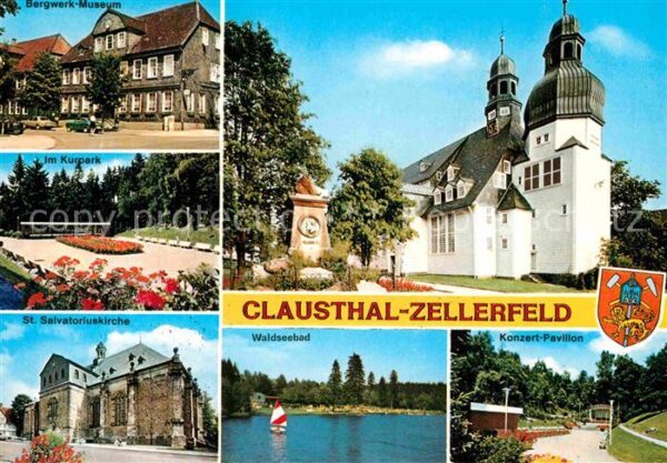 Clausthal-Zellerfeld Kirche Bergwerkmuseum Kurpark Waldseeba