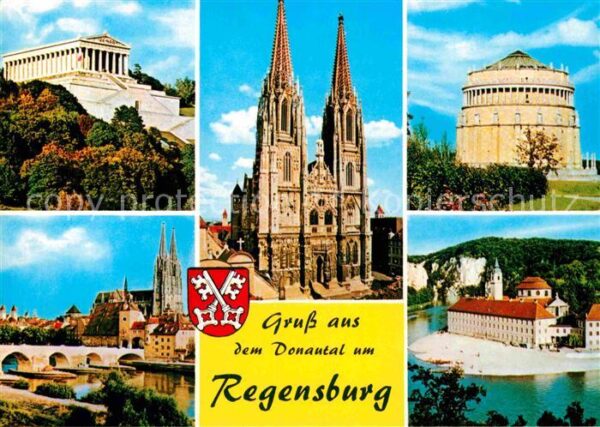 Regensburg Steinerne Brücke Dom Walhalla Befreiung