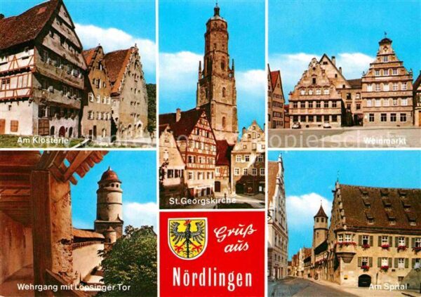 Noerdlingen Klösterle Wehrgang Löpsinger Tor St Geo