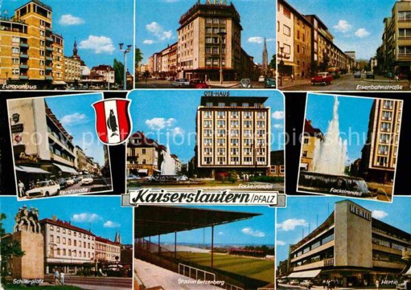 Kaiserslautern Europahaus Strassen Fackelrondell Hochh