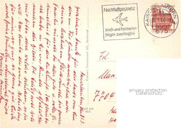 Kaiserslautern Europahaus Strassen Fackelrondell Hochh – Bild 2