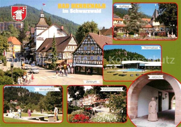 Bad Herrenalb Kurort im Schwarzwald Zentrum Kurhaus T