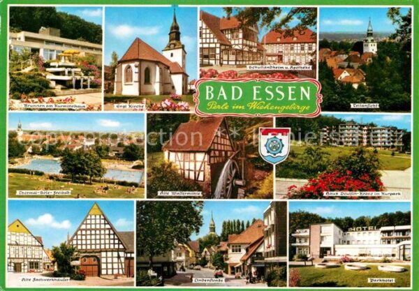 Bad Essen Brunnen Kurmittelhaus Kirche Schullandh