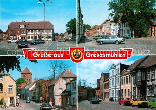 Grevesmuehlen Markt Grosse Seestrasse August Bebel St