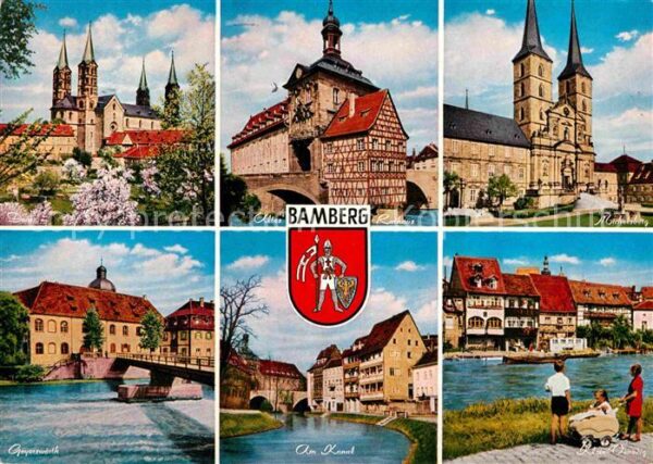 Bamberg Dom Altes Rathaus Fachwerkhaus Michelsb