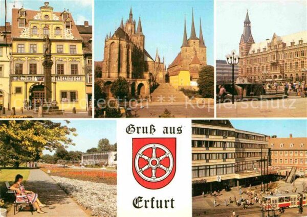 Erfurt Haus zum Roten Ochsen Dom Severikirche