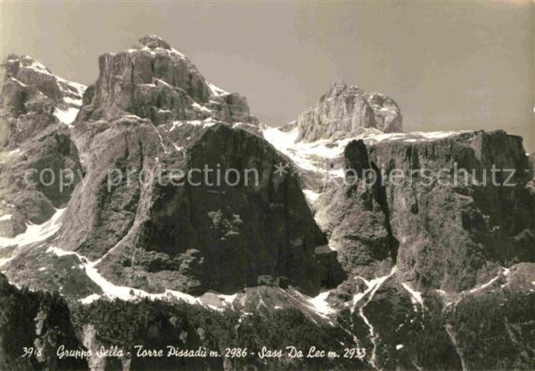 Gruppo Sella Torre Pissadu Sass Da Lec Sellagruppe D