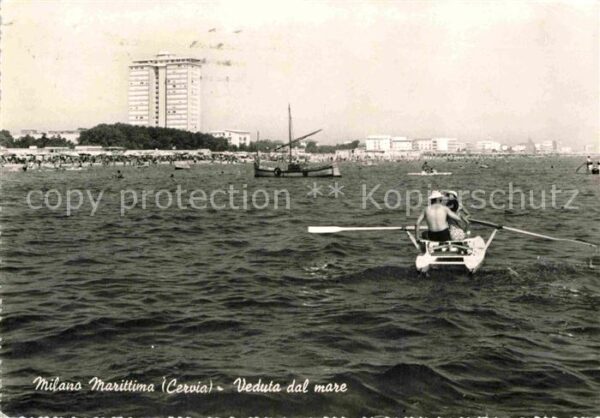 Milano Marittima Veduta dal mare