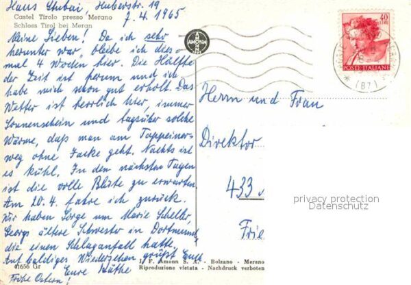 Meran Merano Castel Tirolo Schloss Tirol – Bild 2