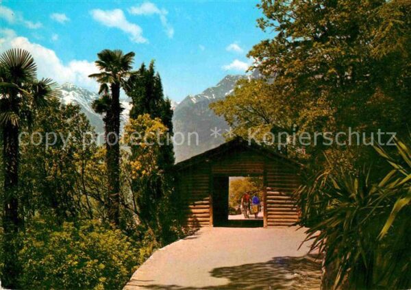 Meran Merano Tappeinerweg gegen Zielspitze Passegiat