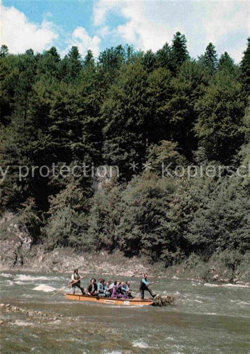 Pieniny Pieninen Splyw Dunajcem Flossfahrt auf der Donau