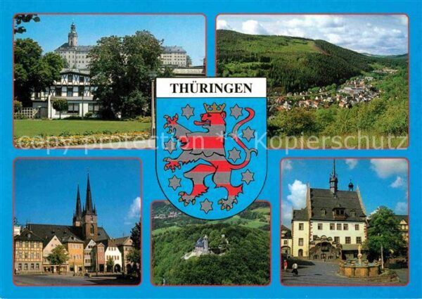 Thueringen Region Rudolstadt Schloss Heidecksburg Sitzend
