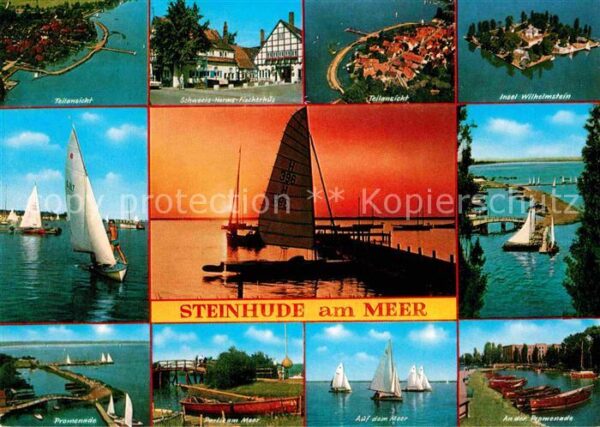 Steinhude Fischerhus Insel Wilhelmstein Promenade