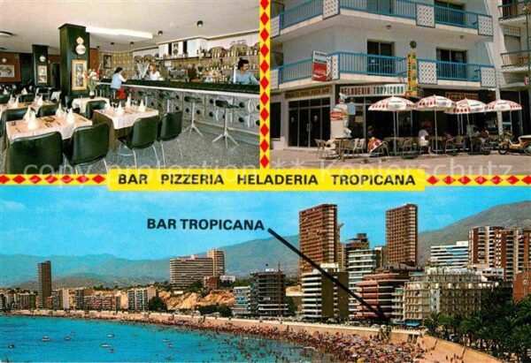 Benidorm Bar Pizzeria Heladeria Tropicana Playa