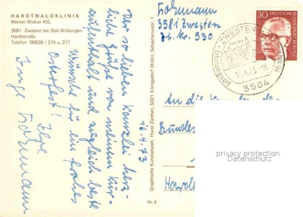Zwesten Bad Wildungen Hardtwaldklinik – Bild 2