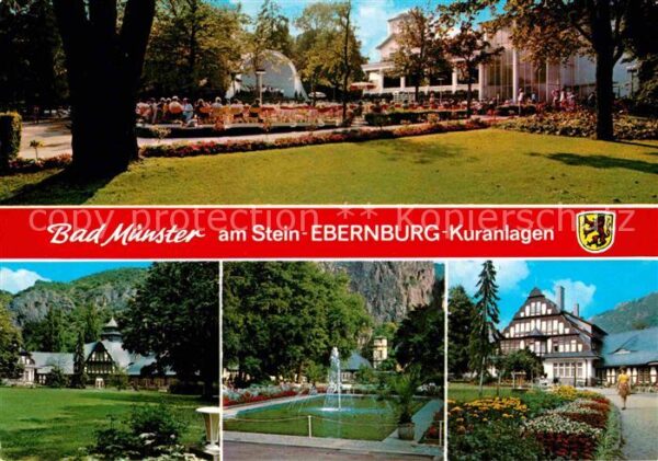 Bad Muenster Stein Ebernburg Kuranlagen Musikpavillon Kurpark Promen