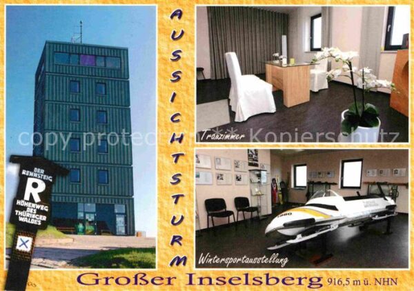 Grosser Inselsberg Aussichtsturm Trauzimmer Wintersportaus