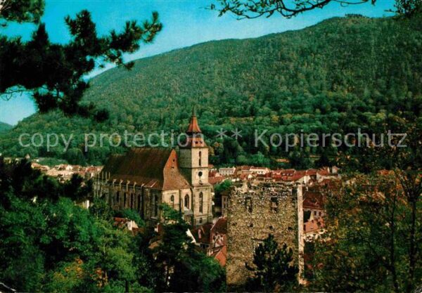 Brasso Brasov Kronstadt Biseria Neagra Schwarze Kirche Ruine