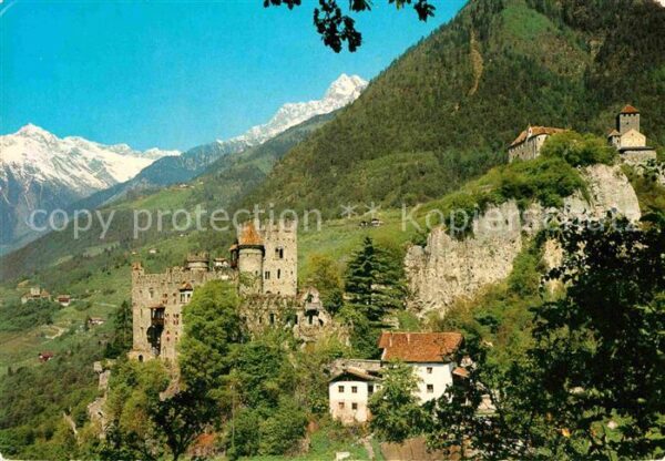 Meran Merano Brunnenburg und Schloss Tirol