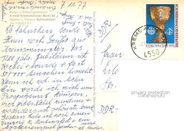 Kremsmuenster Kultur und Erholungszentrum Gasthof Pen – Bild 2