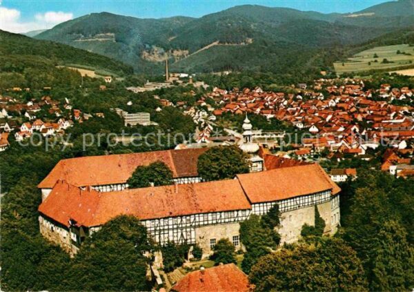 Herzberg Harz Schloss Fliegeraufnahme