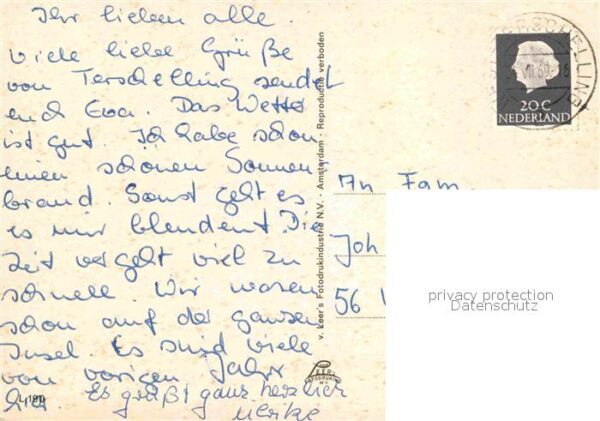Terschelling Teilansichten Landschaftspanorama Reite – Bild 2