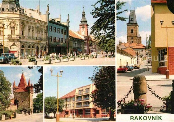 Rakovnik Husovo namesti Vysoka brana Prazska bra