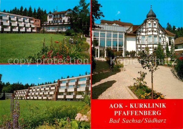 Bad Sachsa Harz AOK Kurklinik Pfaffenberg