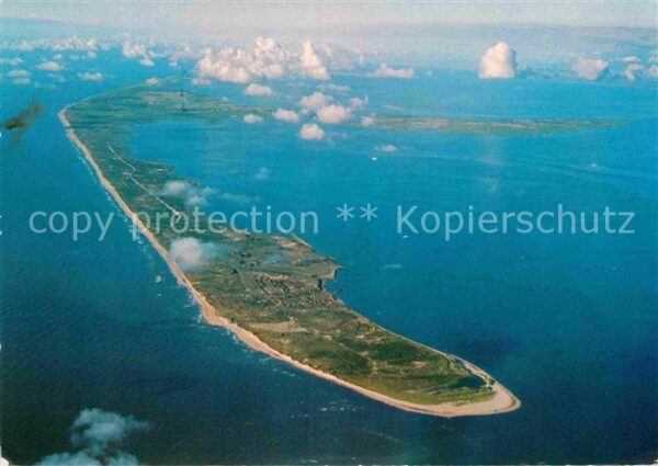 Insel Sylt Luftaufnahme aus 3000 m Höhe
