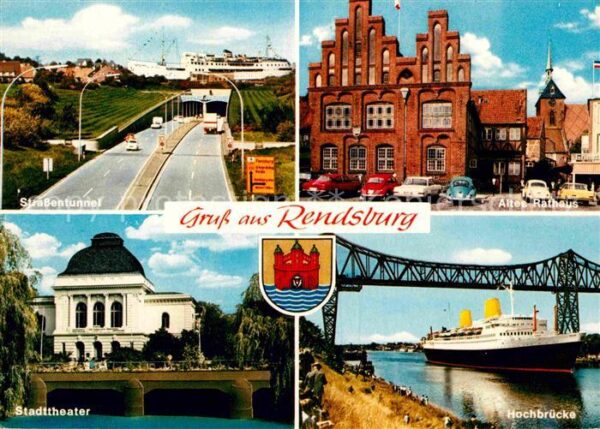 Rendsburg Strassentunnel Altes Rathaus Hochbrücke