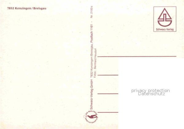 Kenzingen Gasse Innenstadt Stadtpanorama Partie a – Bild 2