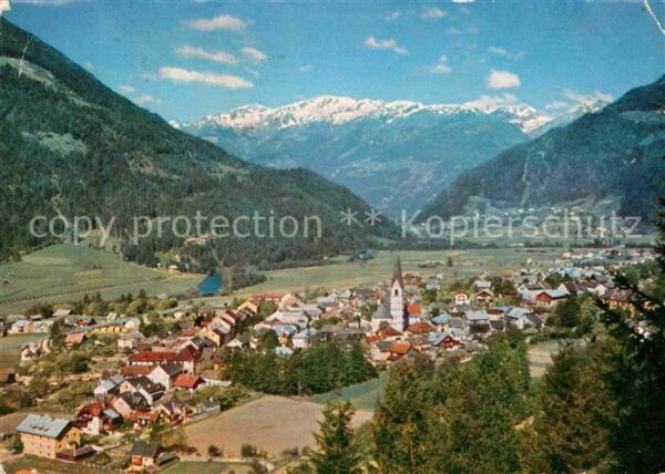Obervellach Kaernten Sommerfrische mit Sonnblickgruppe Alpen