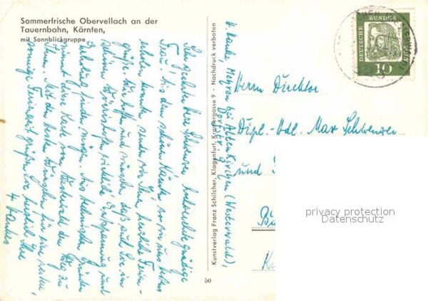 Obervellach Kaernten Sommerfrische mit Sonnblickgruppe Alpen – Bild 2