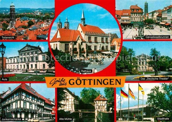 Goettingen Niedersachsen Teilansicht Aula Junkernschänke Rathaus