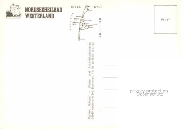 Westerland Sylt Nordseeheilbad Fliegeraufnahme – Bild 2